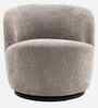 Nikoli Boucle Barrel Chair In Grey Chair