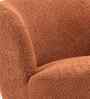 Nikoli Boucle Barrel Chair In Orange Chair