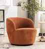 Nikoli Boucle Barrel Chair In Orange Chair