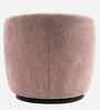 Nikoli Boucle Barrel Chair In Pink Chair