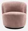 Nikoli Boucle Barrel Chair In Pink Chair