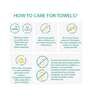 Nile Blue 500 GSM 100% Cotton Face Towel (Set of 6)