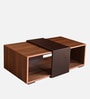 Nile Coffee Table In Rolex Brown Dark & Black Finish