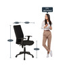 Nile Medium Back Executive Chair in Black Colour