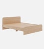 Nile Queen Bed in Beige Finish Without Storage Nile Queen Bed in Beige Finish Without Storage
