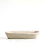 Nile White Rattan Serving Tray