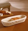 Nile White Rattan Serving Tray