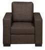 Array Ron Arm 1 Seater Sofa in Dark Brown Colour