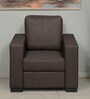 Array Ron Arm 1 Seater Sofa in Dark Brown Colour
