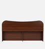 Daffodil King Size Bed in Walnut Finish with Headboard & Box Storage