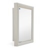 Polypropylene Ivory Single Door Bathroom Cabinet