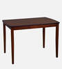 Kylo 4 Seater Dining Set in Rio Brown Finish with Bench