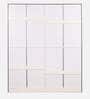 Marbito 4 Door Wardrobe in White Finish with Mirror