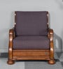 Melbourne 1 Seater Sofa in Wenge Colour