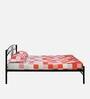 Nimbo Metal King Size Bed in Black Finish