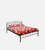 Nimbo Metal King Size Bed in Black Finish