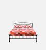 Nimbo Metal King Size Bed in Black Finish