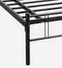 Nimbo Metal Queen Size Bed in Black Finish
