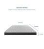 Cumulus RMF Reversible 5 Inches Queen Size (75x60) Rebonded & PU Foam Mattress