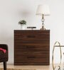 Nina Chest Of Drawer In Norway Walnut Finish