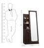 Nina Dressing Unit With Mirror In Brown Finish