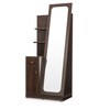 Nina Dressing Unit With Mirror In Brown Finish