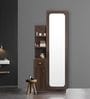 Nina Dressing Unit With Mirror In Brown Finish