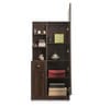 Nina Dressing Unit With Mirror In Brown Finish
