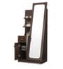 Nina Dressing Unit With Mirror In Brown Finish