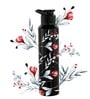Black Floral Rush 1000ml Classic Flip UV Printed Single Wall Stainless Steel Sipper Cap Water Bottle