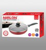 Masterchef Heavy Gauge Red & Black Aluminium 1.3 LtrNon-Stick Frying Pan