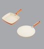 Nirlon Orange Aluminium Cookware Combo Gift