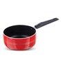 Nirlon Red & Black Aluminium Medium Nonstick Cooking Pot