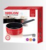Nirlon Red & Black Aluminium Medium Nonstick Cooking Pot