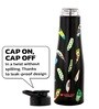 Black Quill 1000ml Tall Bell Single Wall Stainless Steel Water Bottle