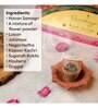 Sambrani, Rooh Gulab and Kesar Sandalwood Organic Havan Cups Variety Pack with Diya (45 pcs)
