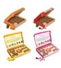 Organic Havan Cups Variety Pack 60 pcs- Desi Cow Dung, Rooh Gulab, Sambrani, Kesar Sandalwood Dhoop Cups