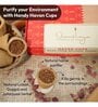 Organic Havan Cups Variety Pack 60 pcs- Desi Cow Dung, Rooh Gulab, Sambrani, Kesar Sandalwood Dhoop Cups