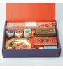Shubh Diwali Gift Box with Minakari Work Pooja Thali Set, Incense Sticks, Havan Cups with Scented Candles