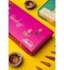 Traditional Mandala Diwali Gift Hampers- 40 Incense Cone Box, Rangoli Box- 5 Colors and Terracotta Diyas