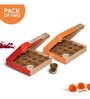 Natural Cow Dung & Sambrani (15 Each) Havan Dhoop Cups (Pack of 2)