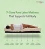 Nirvana HerbFRESH Technology 7 Zone Bamboo Fabric 6 Inch Latex Queen Size Mattress
