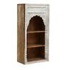 Nishad Solid Wood Book Shelf In Distress Finish