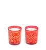 Nitya Red Wax Set of 2 Scented Candle