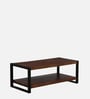 Niva Solid Wood Coffee Table In Walnut Finish