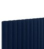 Nivi Fabric Upholstered King Size Bed in Royal Blue Colour with Drawer Storage