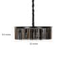 Nixone Black Aluminium Hanging Light