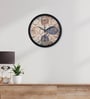 Niyor Black Plastic Wall Clock