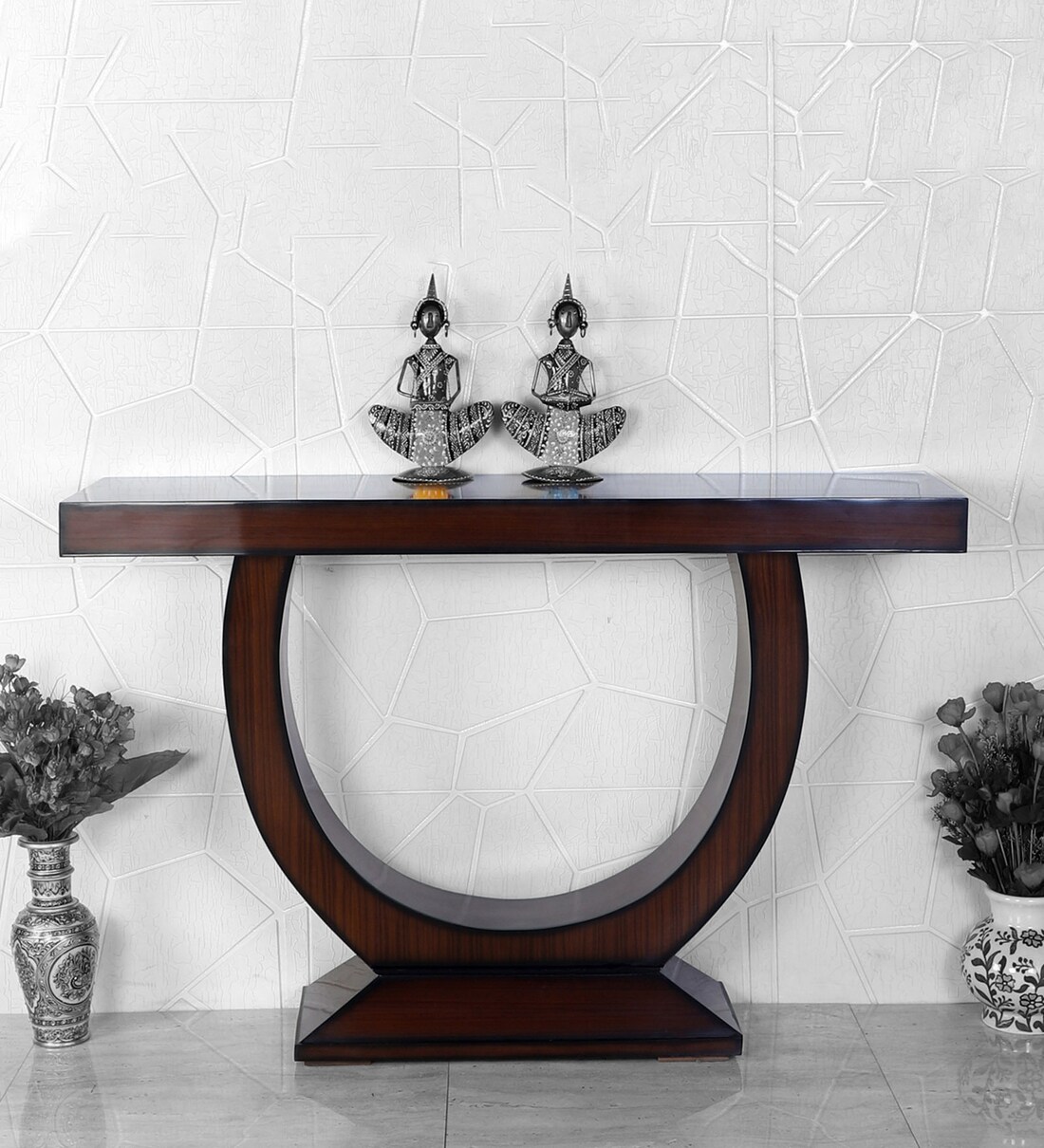 Buy Nobilic Solid Wood Console Table in Brown Finish at 38 OFF by DZYN