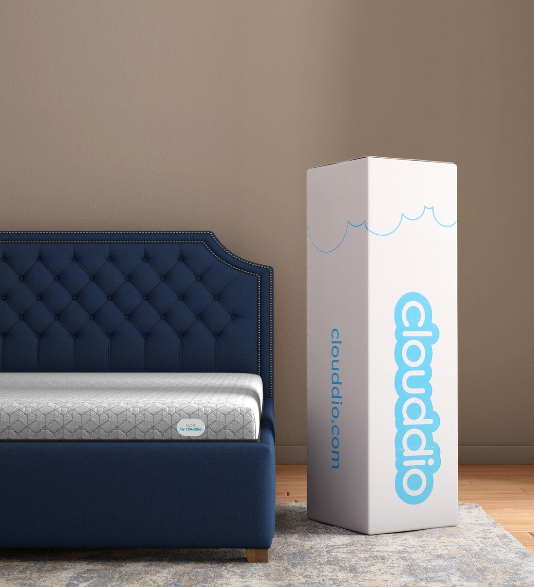 Buy Nor Dual Comfort 8 inch Memory Foam Single Mattress in Grey Colour Online Single Foam